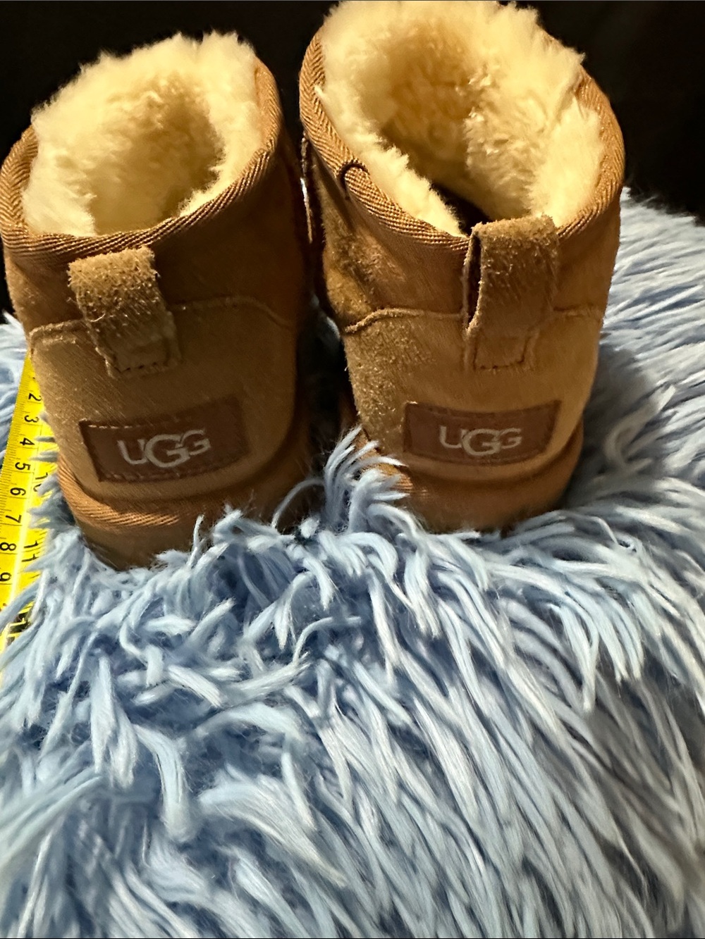 UGG Kids Chestnut Suede Sheepskin Boots